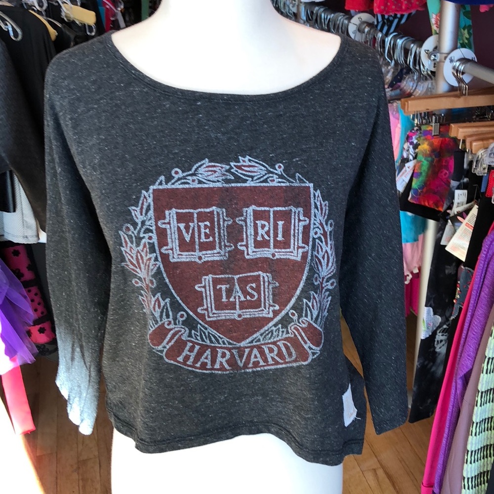 Retro Brand S grey shirt Harvard bin4 Hs